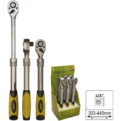 JBM Тресчотка 1/2, 72 зъба с удължаемо рамо, jbm 51307