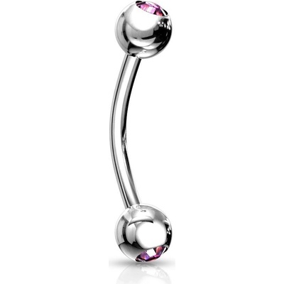 Šperky4U piercing do obočí OB01004-P