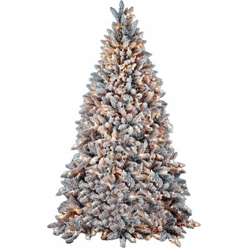 LAALU Vánoční stromek zasněžený DELUXE Viola 270 cm se SMART LED OSVĚTLENÍM