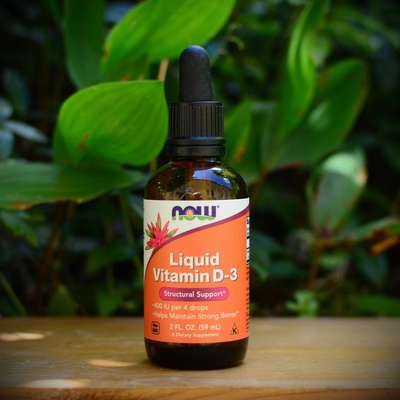 Now Foods Vitamín D3 60 ml
