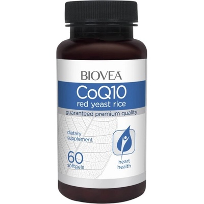 BIOVEA CoQ10 60 mg & Red Yeast Rice [60 Гел капсули]