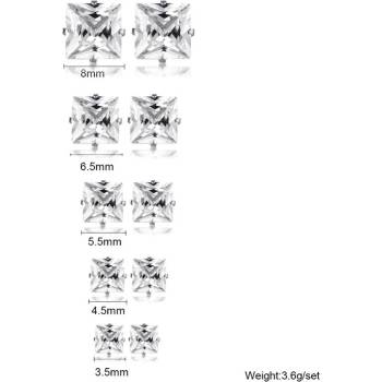 Image 1 of Talitha Комплект от пет чифта обеци с цирконий