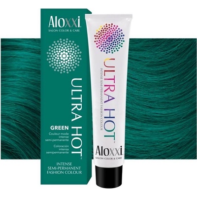 ALOXXI ULTRA HOT Zelená barva semi-permanentní 125 ml