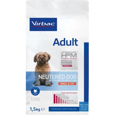 Virbac HPM VET Adult Neutered Dog Small & Toy 1,5 kg