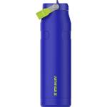 STANLEY 1913 Flip Straw Drinking Bottle with Straw 1.06L - Thermal Mug Cools for 17 Hours - Ice Cold for 4 Days - BPA Free - Leakproof - For Cup Holders - Dishwasher Safe - Cobalt Chartreuse - 100000117861 (1