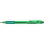 Pentel Химикалка, 0, 35 мм, с бутон, pentel "bk417", зелена bk417-d (bk417-d)