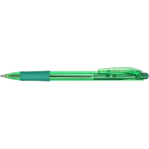 Pentel Химикалка, 0, 35 мм, с бутон, pentel "bk417", зелена bk417-d (bk417-d)