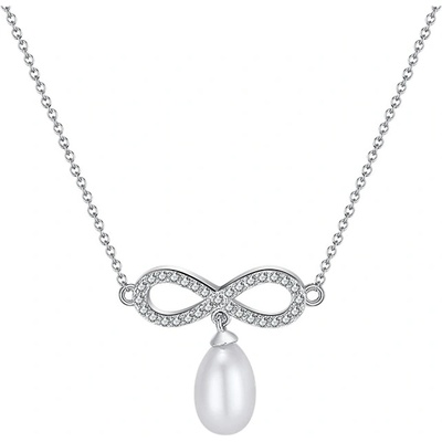 DELIS Сребро 925, jw1544, модел "безкрайност", с родиево покритие (jw1544)