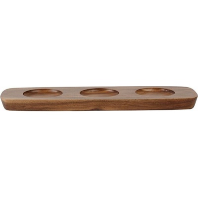 Villeroy & Boch Artesano Original dřevěný podnos pro 3 misky na dip, 30 x 9 cm 10-4130-8059