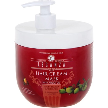 Leganza Маска за коса с арган, с помпа, 1000 ml