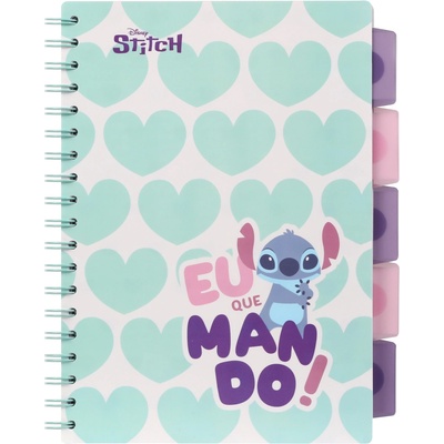 Coolpack Zápisník špirálový B5 so záložkami Stitch Pastel