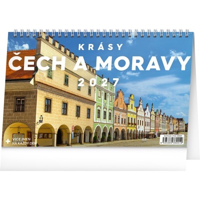 NOTIQUE stolní Krásy Čech a Moravy 23,1 × 14,5 cm 2027