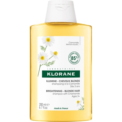 Klorane Chamomile Озаряващ шампоан, 200 ml