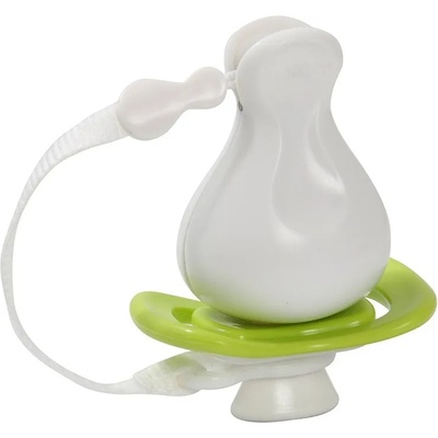 iiamo Залъгалка с клипс и кутийка iiamo - String+peace, 0-6 месеца, зелена (902)