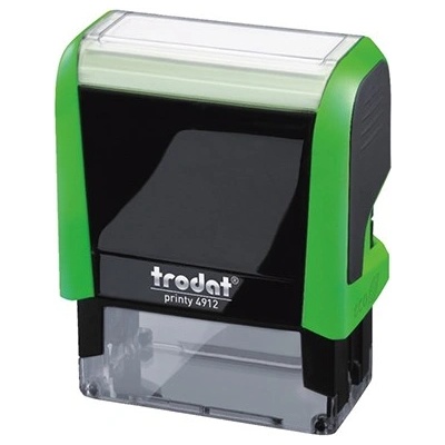 TRODAT Печат TRODAT Printy 4.0 4912 ябълковозелен корпус черен тампон 4912Z/F (4912Z/F)