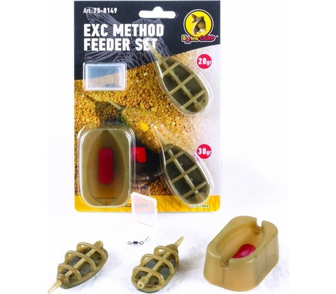 Extra Carp Method Feeder Set 20,30g + formička