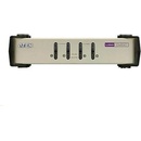 Aten CS-82U 2-Port PS/2-USB KVM Switch, 2x Custom KVM Cable sets, Non-powered