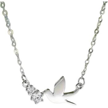 Silenti Jewelry Сребърно колие "Гълъб