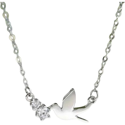 Silenti Jewelry Сребърно колие "Гълъб