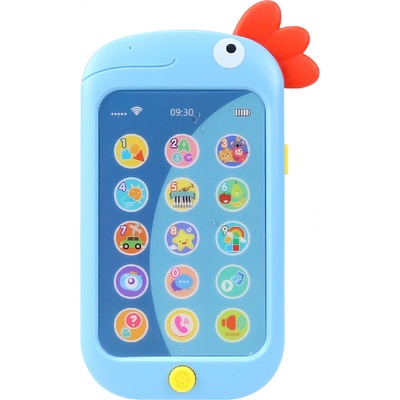 Aga4Kids Detský telefón kohút Modrý