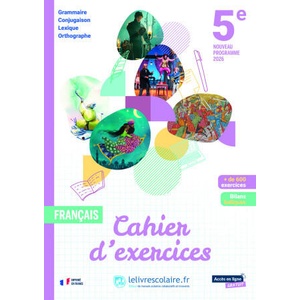 Français 5e 2026 - cahier (2026)