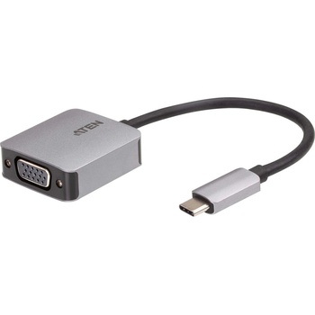 ATEN Адаптер Aten UC3002A, от USB-C (м) към VGA (ж), сив (ATEN-UC3002A-AT)