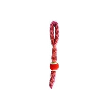Tatrapet hračka pro psa přetahovadlo s tenisákem, pískací 47 cm červenohnědé