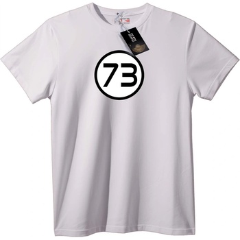 NOONEBRAND Тениска 73 от Big Bang Theory - S, White