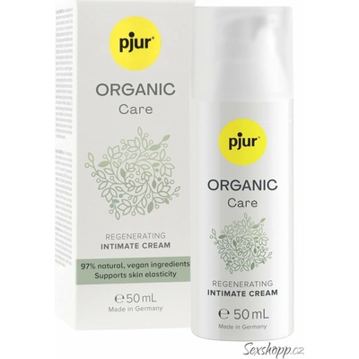 Pjur Organic Care regenerační intimní krém 50 ml