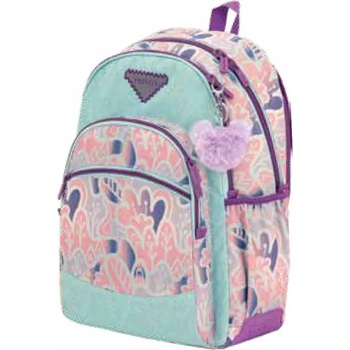 Sportandem Ученическа раница с ГУМИРАНО ДЪНО ST Garden - Sportandem