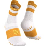 Compressport Pro racing socks v4.0 run high бяло, оранжево 45-48 (xu00046b110)