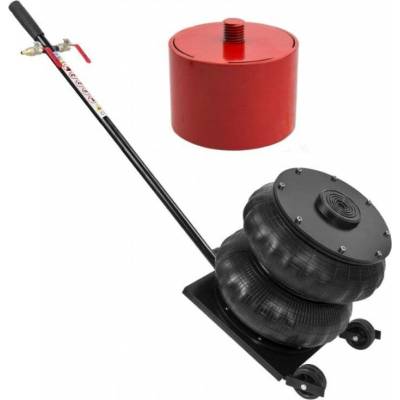 ProfiGaráž Pneumatický měchový zvedák 8 t + nástavec 8cm pro prodloužení zvedáku