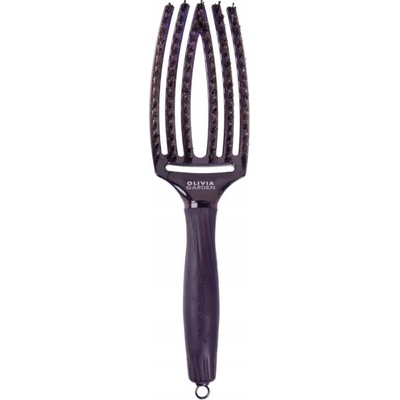 Kartáč Olivia Garden Fingerbrush Combo Medium Midnight Desert Amethyst tmavě fialový – Zboží Dáma