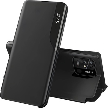 Xiaomi Elegantен книжен калъф View Case за Xiaomi Redmi 10C - Черен KP23506