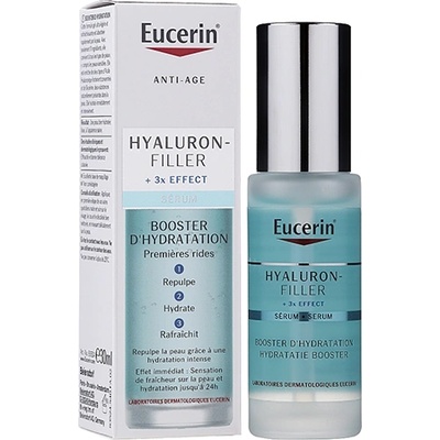 Eucerin Hyaluron-Filler + 3x Effect Hydra Boost Serum хидратиращ серум за лице за жени 30 мл