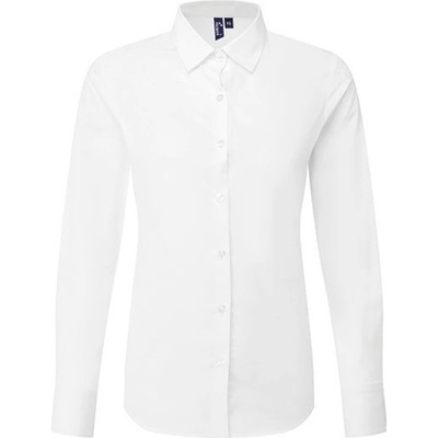 Premier Workwear dámská popelínová košile PR303 White
