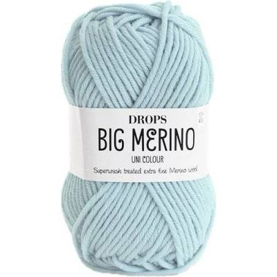 Příze DROPS Big Merino uni color 23 - ledová modrá