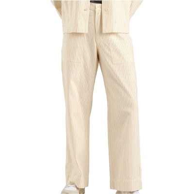 DEDICATED Дамски ежедневен панталон Dedicated Women's Workwear Pants Vara Casual trousers - Work Stripe / Yellow - размер XS (107-3592-0111)