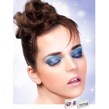 Image 1 of Черни мигли със сини кристали