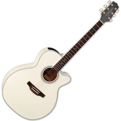 Takamine GN37CE PW Pearl White Електро-акустична китара Джъмбо
