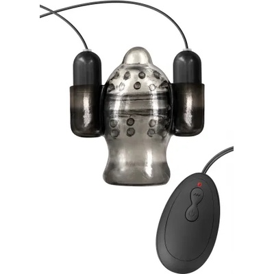 Junker Вибриращ пенис джели стимулатор с дистанционно Trainer