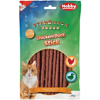 Nobby StarSnack Cat Tyčinky kuracie s kachnou 85 g