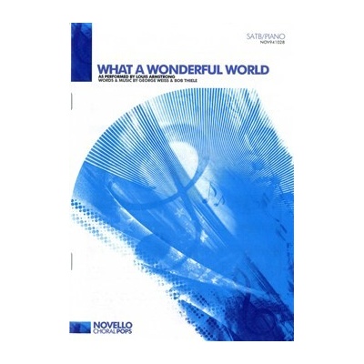 What A Wonderful World pre zbor SATB a klavír