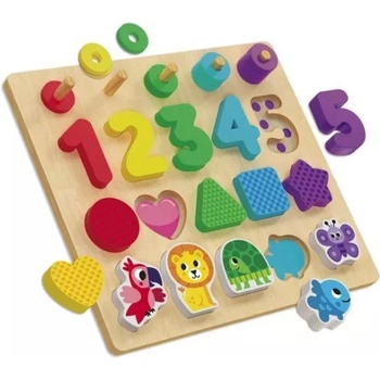 KIDS HITS Детски хитове: Дървен пъзел - Броене (kh20/024)