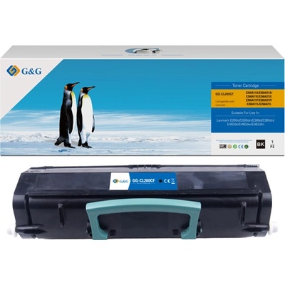 Compatible КАСЕТА ЗА LEXMARK E260/E260DN/E260N/E360D/E360DN/E460DN/E460DW/E462DTN - E260A11E - Black - PN NT-CLE260CF - G&G (NT-CLE260CF)