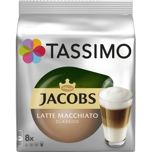 Douwe Egberts Tassimo Latte Macchiato 16 капсули (8 напитки)