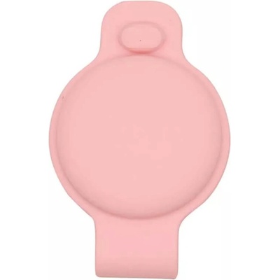 JC Силиконов държач за каишки за домашни любимци за Apple AirTag - JC AirTag Pet Collar Back Clip (розов)