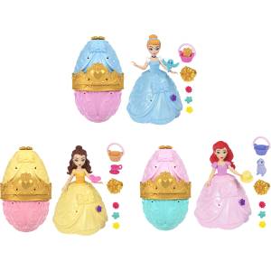 Disney Princess Яйце изненада Disney Princess - Кукла с аксесоари, 13 части, асортимент (JHG92)