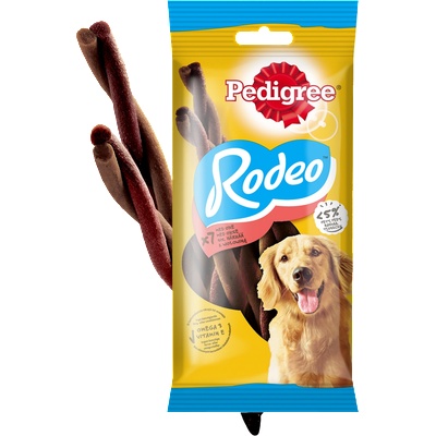 PEDIGREE PEDIGREE® Rodeo 123g - лакомство за възрастни кучета, с говеждо месо
