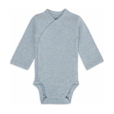 LODGER Body s dlouhým rukávem Melange Blue Fogg